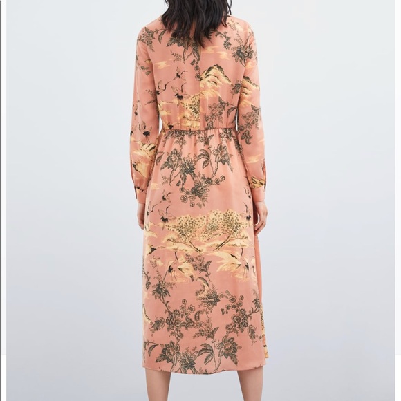 Zara Print Dress - Picture 2 of 8